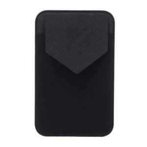 Elastic Mobile Phone Wallet Credit Holder Adhesive Pocket Sticker for - Picture 1 of 8