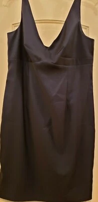 Womens Amanda Smith sleeveless lined Navy Blue cocktail dress size 10. - Image 1 of 4