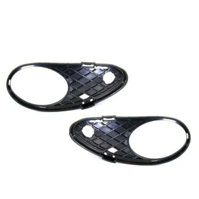 1Pair For Mercedes Benz C230 2003-2007 Front Bumper Fog Light Trim Cover - Imagem 1 de 4