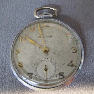 Reloj Bolsillo Vintage Bulova 10s 15j 17AE 10K RGP Cara Abierta Funcionando C734 - Imagen 1 de 10