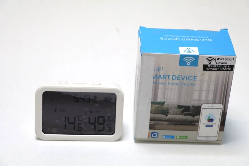 WLAN Thermometer Hygrometer, Mini Digital Hygrometer Innen mit App,Weiß - Bild 1 von 1