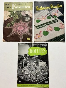 RARO DE COLECCIÓN Folletos Patrón Crochet Abrigos y Clarks LOTE 3 Tapetes/Bellezas de Baño - Imagen 1 de 9