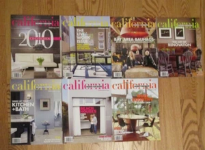 Lot 7 CA CALIFORNIA HOME + DESIGN 2010- 7 issues-Feb/Mar, Apr,May, June, Jul/Aug - Picture 1 of 1