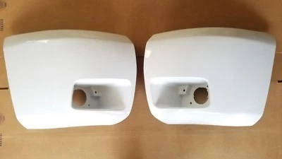 Комплект из 2 шт. 2007-2013 SILVERADO передний бампер ОКРАШЕННЫЙ БЕЛЫЙ 8624 угловые торцевые колпачки ПАРА - Изображение 1 из 3