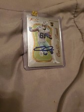 Cee Dee Lamb Rookie COA Numbered Autograph On A 2020 Select Card