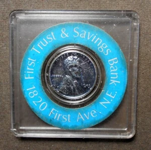 First Trust & Savings Bank, 1820 First Ave. N.E. Encased 1943P reprocessed steel - Picture 1 of 2