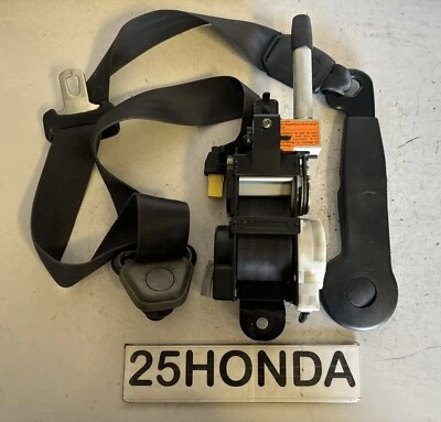 Cinturón de seguridad delantero negro KA8 1991-1995 Acura Legend cupé de 2 puertas fabricante de equipos originales raro Foto 1 de 4