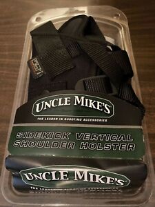 Uncle Mike's Right-Hand Kodra Nylon Sidekick Size 2 Vertical Shoulder Holster 4"