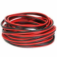 5M Speaker Cable Wire Car Home Stereo HiFi/Car Audio Meter 2 x 0.50mm Red Black