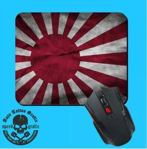 RUSTIC JAPAN RISING SUN FLAG MOUSEPAD MOUSE PAD COMPUTER LAPTOP MAKES COOL GIFT - Picture 1 of 1