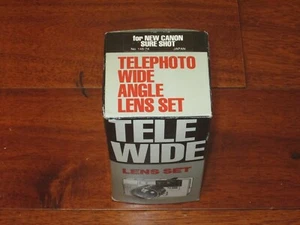 Canon Sure Shot AMCAM587 Telephoto and Wide Angle Lens Sets NEW - Picture 1 of 2