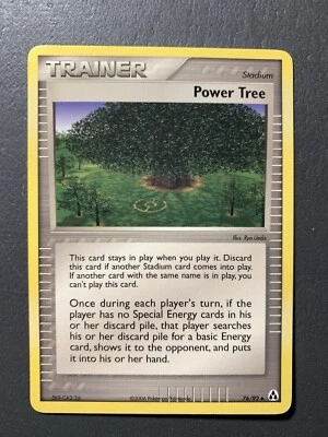 Power Tree 76/92 2006 Legend Maker Regular Pokemon TCG Card - Image 1 of 2