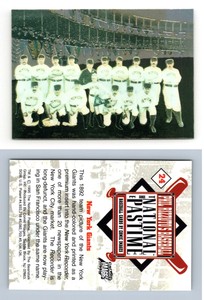 New York Giants #24 Phil Rizzuto's Baseball 1995 Comic Images Trading Card