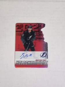 2022-23 Upper Deck SPX Hockey HoloChampions Auto Brayden Point 01/10 HC-BP