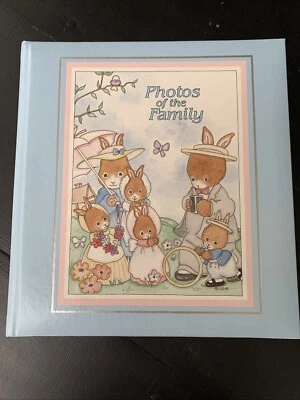 Vintage  Gibson Libromount  Photo Album Bunny Family Baby Collection 9”x8.5” - Image 1 of 4