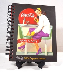 Vintage 2004 Coca-Cola Spiral Ring Engagement Calendar - Picture 1 of 7