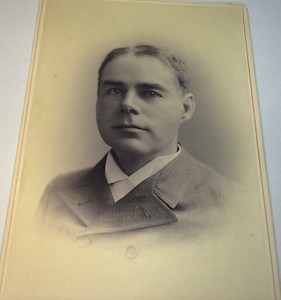 Rare Antique Famous Victorian American Actor Stuart Robson NY Cabinet Photo! US!