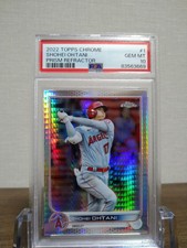 PSA 10 Shohei Ohtani 2022 Topps Chrome Prism Refractor Angels