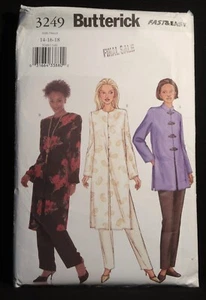Butterick 3249 Misses Tunic & Pants Fast & Easy 2001 Pattern Size 14-16-18 Uncut - Picture 1 of 3
