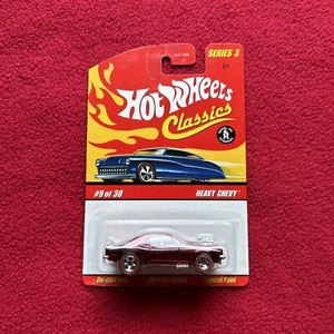 2006 HOT WHEELS CLASSICS Series 3 HEAVY CHEVY #9 of 30 Dark Red Minty Red Lines - Picture 1 of 5
