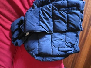 Blue Puffer Jacket, Youth Extra Large 18/20 Thereabouts Brand, Detachable Hood - Picture 1 of 7