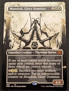 MTG Mondrak, Glory Dominus Phyrexia: All Will be One SHOWCASE MYTHIC NM - Picture 1 of 2
