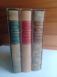 Thomas Hardy Lot Of 3 Books Heritage Press HC - Slipcases - Bild 1 von 14
