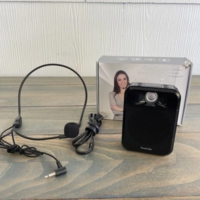 Micrófono Portátil Altavoz Amplificador/Grabador de Voz con Auriculares y Bluetooth (F8) Foto 1 de 4