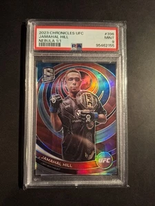 2023 Panini Chronicles UFC Spectra Jamahal Hill #396 - Nebula Prizm 1/1 - Bild 1 von 3