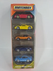 Matchbox Porsche Heroes 5pk 911 Cabriolet 918 Spyder 914 911 Targa 911 GT3 - Picture 1 of 14