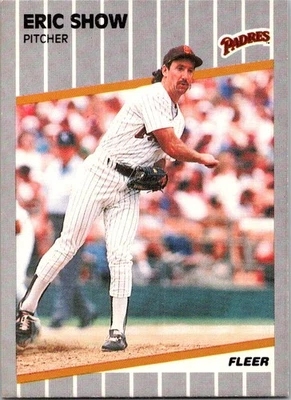1989 Fleer #317 Eric Show - Image 1 of 2