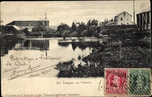 Ak Concepcion Chile, Rio Traiguen in Victoria - 4150588 - Bild 1 von 2