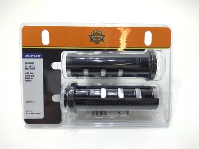 NOS Genuine Harley 2021-Up Revolution Max Black Wild One Grips 56100462 - Image 1 of 3