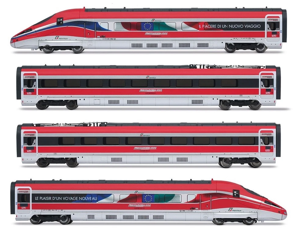 Arnold HN2621 Frecciarossa 1000 base set 4 elements service in