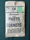 Vintage Dennison White Photo Mounting Corners - 1 Pack Of 170 Unopened