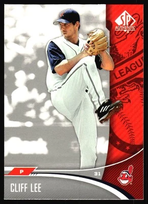 Auténtico Cliff Lee #28 Cleveland Indians 2006 SP Foto 1 de 2