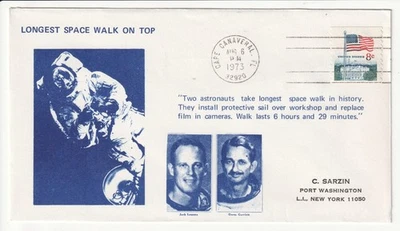 Second Skylab Team Cover - Longest Space Walk - 1973 Cape Canaveral - Image 1 of 2