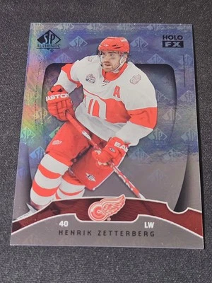 09-10 SP Authentic Henrik Zetterberg Holo FX 🚨🚨🚨 Detroit Red Wings  - Image 1 of 2