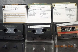 Grateful Dead Oakland CA 12-30-89 & 12-31-89 5 Tapes Cassette Master Tape I-III - Picture 1 of 2