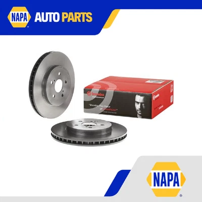 Juego de 2 discos de freno ventilados para LEXUS RX330 3,3 delanteros 03 a 08 3MZ-FE 319 mm Foto 1 de 4