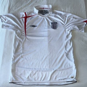 England Football Shirt Men's XL 44” 2005/2007 Umbro Home Replica 2006 World Cup - Picture 1 of 15