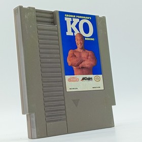 George Foreman's KO Boxing NES Cartuccia Nintendo in Ottime Condizioni ENG