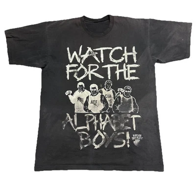 Camiseta De Colección Años 90 Y2K Gráfica Rap Alfabeto Niños Hip Hop Playas Sucias 3XL Alta Foto 1 de 4