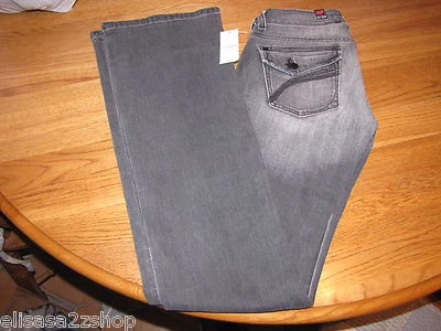 Juniors женщин Fox Riders джинсовой ткани крутящий момент загрузки вырез дым джинсы 1/25 1 25 новый с Ярлыками * ^ - Изображение 1 из 4