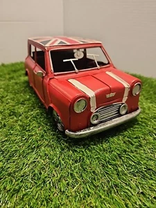 Mini Cooper Red Metal Replica Decor Dispay - Picture 1 of 10