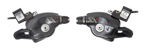 SRAM XX Carbon Mountain Bike Trigger Shifter Set 2x 10 Speed L+R MTB XC Trail - Picture 1 of 4