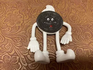 Vintage 90s Toy Oreo Cookie Anthro Man Bendy Figure Nabisco Bendable Promo 1991 - Picture 1 of 3