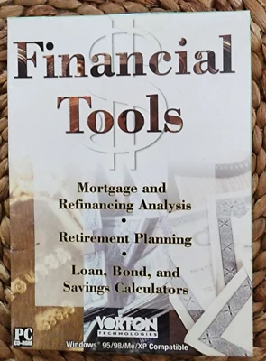Vorton Financial Tools (PC CD) New US Retail Store Boxed Edition As Shown - Image 1 of 2