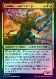 Kardur, Doomscourge - FOIL - NM MTG KHM - Kaldheim 216/285 - Picture 1 of 2