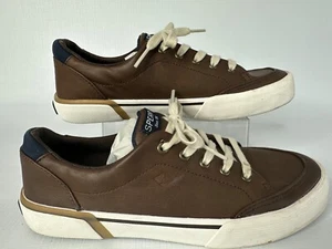 Scarpe sneakers ragazzo Sperry ecopelle Harbor Tide marrone taglia 3 - Foto 1 di 9
